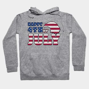 4th of July Independence Day USA Eagle American Flag Hoodie